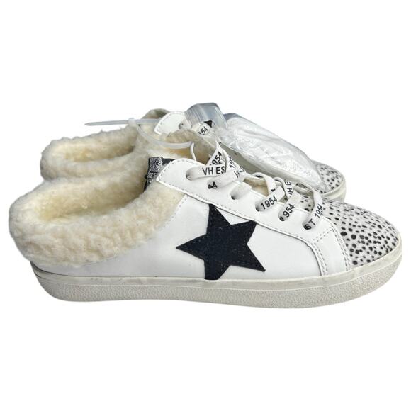 Vintage Havana Mellow Faux Fur Trim Mule Sneaker in Wild Cheetah Size 8 - Picture 5 of 5